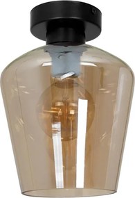 Vetro di ricambio universale SANTIAGO E27 diametro 18 cm fumé marrone