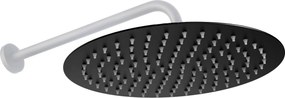 Soffione doccia Rea Black Matt 25cm