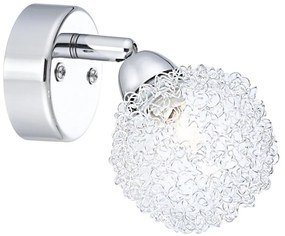 Globo 56624-1 - Faretto da parete orientabile ORINA 1xG9/33W