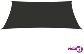 vidaXL Parasole a Vela Oxford Rettangolare 2,5x4,5 m Antracite