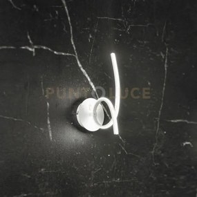 Tosca p/1 plafoniera led 4000k 840lm 15w alluminio e silicone d.18c...