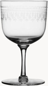 Set di 4 bicchieri da vino in cristallo soffiato Ovals