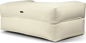 Puof a sacco marrone con rivestimento in bouclé Sofa MooG – SLOWDOWN