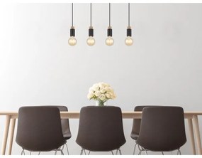 Globo 54045-4H - Lampadario a sospensione con filo MATTI 4xE27/40W/230V