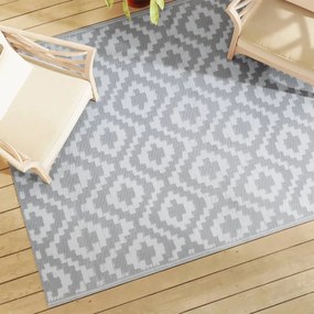 Tappeto Da Esterni Arakıl Grigio 160x230 Cm İn Pp /