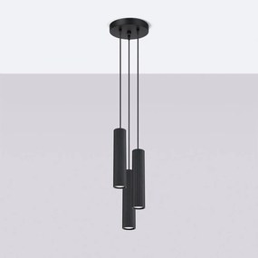 Lampadario nero ø 19,5 cm Gleam – Sollux