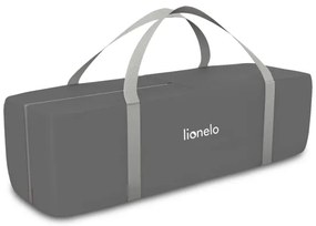Lionelo - Lettino da viaggio FLOWER Grigio Scandi