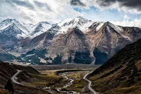 Stampa su tela – Panorama montano magnifico