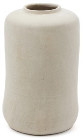 Kave Home - Vaso Serina in cartapesta bianca 34 cm