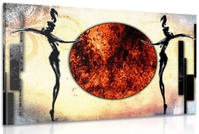 Stampa su tela – Danza africana