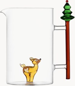 Caraffa in vetro borosilicato fatta a mano Woodland Tales, 1,5 L