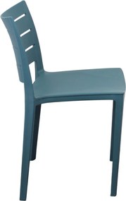 CABOT - set 4 sedie in polipropilene impilabile