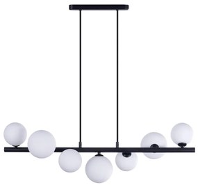 Azzardo AZ4406 - Lampadario su corda SYBILLA 7xG9/25W/230V nero