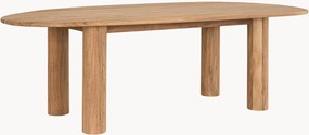 Tavolo da giardino ovale in legno di teak Titus
