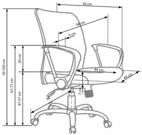 Sedia da ufficio RANI nera