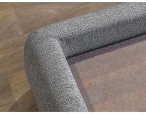 Letto matrimoniale beige imbottito con spazio contenitivo con griglia inclusa 160x200 cm Garance – Bobochic Paris