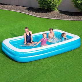 Bestway - Piscina Gonfiabile per Bambini 305x183x46 cm con Struttura a 2 Anelli a partire dai 3 Anni, Facilr Installazione