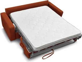 Divano color mattone allungabile 195 cm Monaco – Bobochic Paris