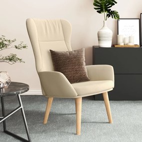 Sedia Relax Crema İn Tessuto /