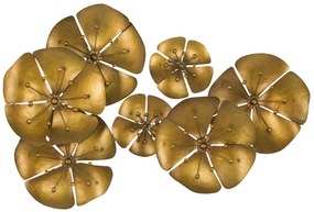 PANNELLO IN FERRO FLOWE GOLDY -B- CM 80X6X57