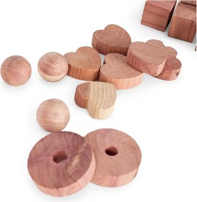 Set di 34 accessori per armadi in legno di cedro Cedar - Compactor