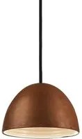 Lampada a sospensione corten D 180 x H min 360 - max 2140 mm