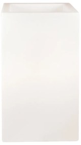 Vaso Illuminabile 40x40xH80cm E27 Colore Bianco