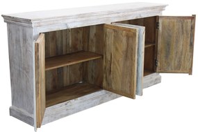 ETER - madia legno di mango bianco