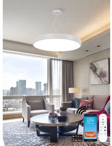 Top Lampada - LED RGB Lampadario dimmerabile a sospensione con filo LED/60W/230V Wi-Fi Tuya bianco + +TC