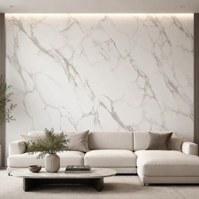 Piastrelle in LTV PVC autoadesive da pavimento parete Set 22 pz 2 mt2 30x30 effetto Marmo Bianco