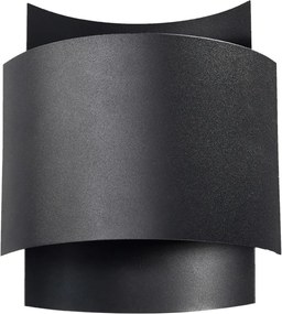 Applique da Parete IMPACT G9 in Acciaio per interni Colore Nero