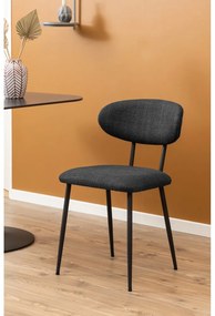 Sedie da pranzo antracite in set da 2 Denise - Actona