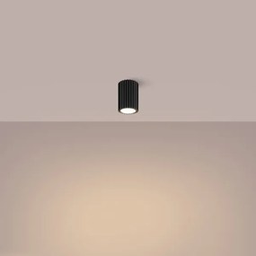 Sollux SL.1568 - Faretto KARBON 1xGU10/10W/230V 10 cm nero