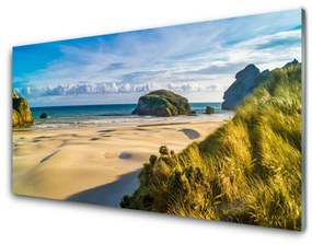 Quadro vetro Spiaggia Oceano Mare 100x50 cm