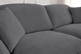 Divano in grigio scuro allungabile 235 cm Cezanne – Bobochic Paris