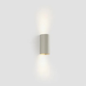 FARO 40540 - Applique SOLE 2xGU10/8W/230V grigio arrotondato