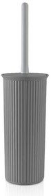 Portascopino WC in plastica Soft Touch Grigio antracite serie Jinko