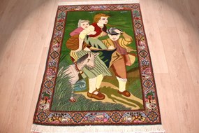Tabriz Tappeto 100x150 (Iran) Annodato A Mano
