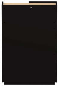 Libreria nera opaca 100x147 cm Nina - TemaHome