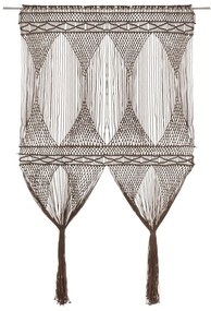 Tenda Macramè Grigio Talpa 140x240 Cm İn Cotone /