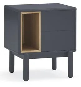 Comodino grigio scuro Corvo - Teulat