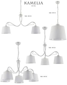 Jupiter 1344 - KM 2 B - Lampadario a sospensione con catena KAMELIA 2xE27/60W/230V