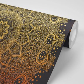 Carta da parati – Mandala orientale dorata