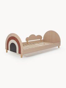 Lettino in legno per bambini con spondine rimovibili Charli, 90 x 200 cm