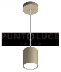 Shape sospensione tubo h.10 1 luce sabbia 1143-s10-sa