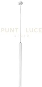 Sospensione tube h.60cm d.3cm bianco led 3000k 365lm 5w