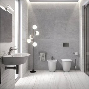 WC Filo Muro Rimless Scarico Parete &amp; Terra Sensation Rak Ceramics