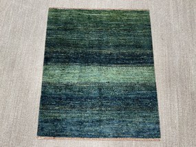 Loribaft Tappeto persiano 80 x 100 Verde (Iran) Annodato A Mano