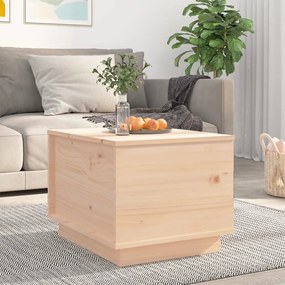 Tavolino Da Salotto 40x50x35 Cm İn Legno Massello Di Pino /