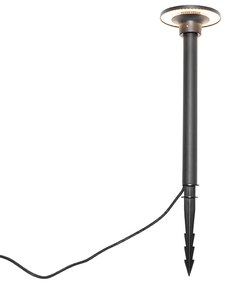 Faretto a picchetto moderno nero con LED IP54 - Skyf